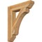 Ekena Millwork Legacy Slat Rough Sawn Bracket, Western Red Cedar, 6"W x 30"D x 36"H BKT06X30X36LEC06RWR - alternate 1